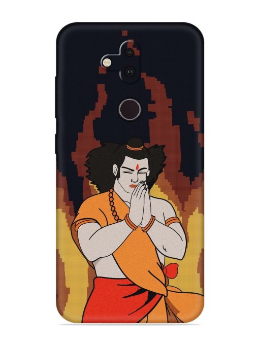 Shree Ram Vector Embossed Soft Silicone Case for Nokia 8.1 Zapvi