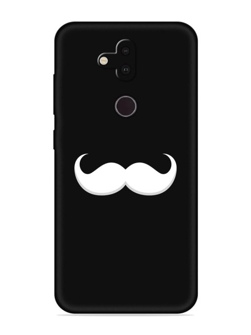 Mustache Vector Embossed Soft Silicone Case for Nokia 8.1 Zapvi