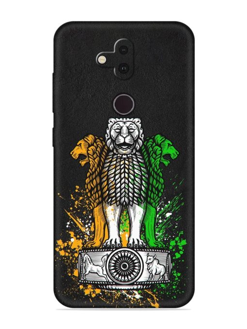 Pillars Of Ashoka Embossed Soft Silicone Case for Nokia 8.1 Zapvi