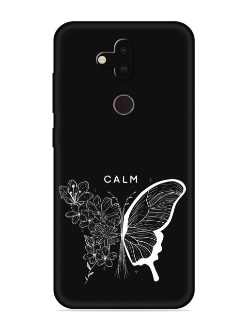 Calm Embossed Soft Silicone Case for Nokia 8.1 Zapvi