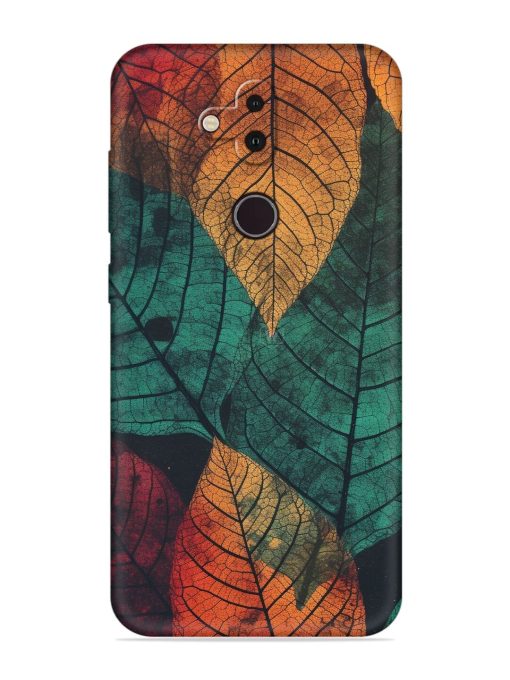 Leaves Artwork Embossed Soft Silicone Case for Nokia 8.1 Zapvi