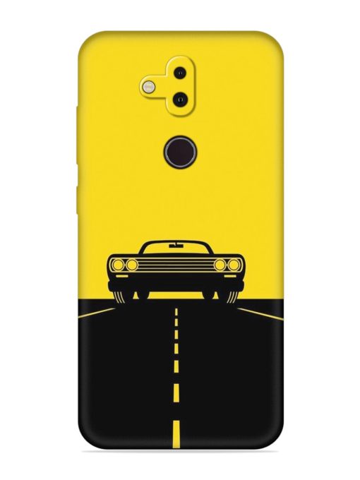 Classic Car Embossed Soft Silicone Case for Nokia 8.1 Zapvi