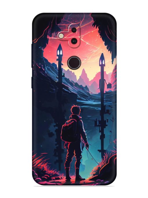 Cgs Artwork Embossed Soft Silicone Case for Nokia 8.1 Zapvi