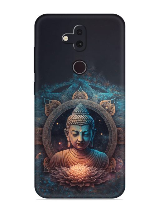 Gautam Buddha Embossed Soft Silicone Case for Nokia 8.1 Zapvi