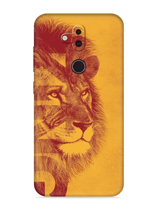 Gold Lion Crown Art Embossed Soft Silicone Case for Nokia 8.1 Zapvi