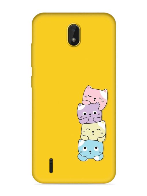 Cartoon Anime Embossed Soft Silicone Case for Nokia C01 Plus Zapvi