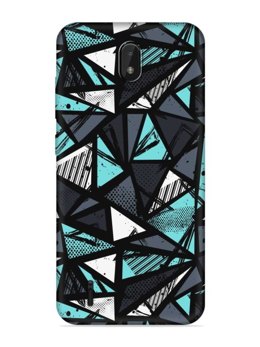 Abstract Seamless Embossed Soft Silicone Case for Nokia C01 Plus Zapvi