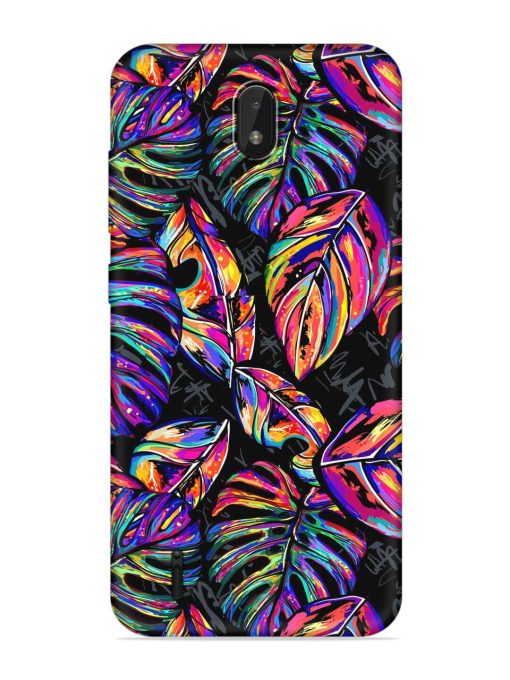 Tropical Seamless Vector Embossed Soft Silicone Case for Nokia C01 Plus Zapvi