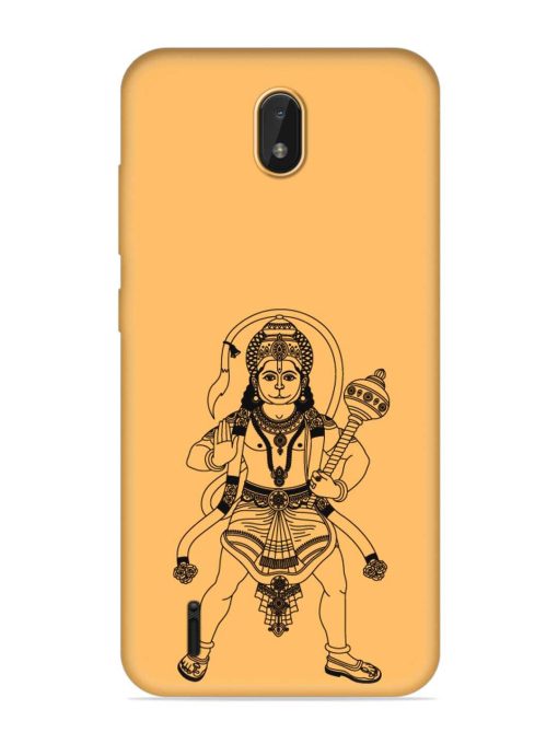 Indian God Hanuman Embossed Soft Silicone Case for Nokia C01 Plus