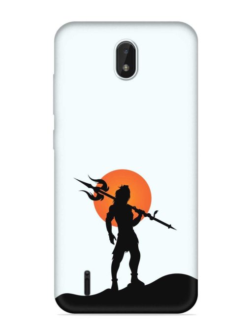 Lord Mahadev Trendy Embossed Soft Silicone Case for Nokia C01 Plus Zapvi