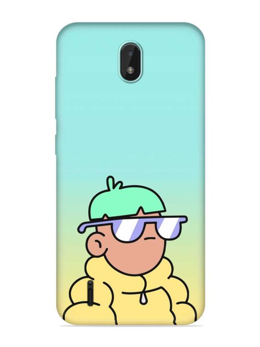 Doodles Cool Character Embossed Soft Silicone Case for Nokia C01 Plus Zapvi