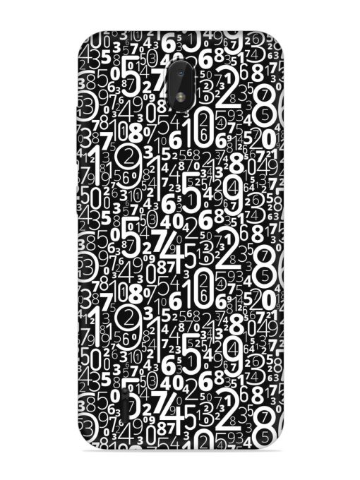 Many Numbers Different Embossed Soft Silicone Case for Nokia C01 Plus Zapvi