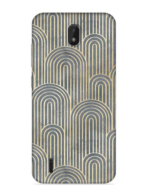 Art Deco Style Embossed Soft Silicone Case for Nokia C01 Plus Zapvi