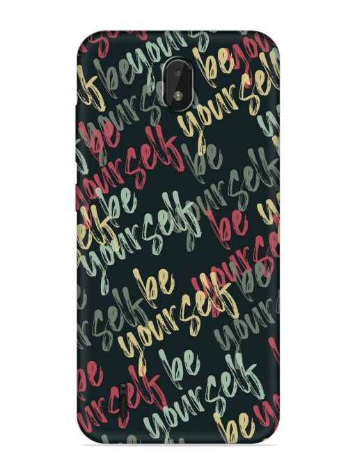 Yourself Seamless Embossed Soft Silicone Case for Nokia C01 Plus Zapvi