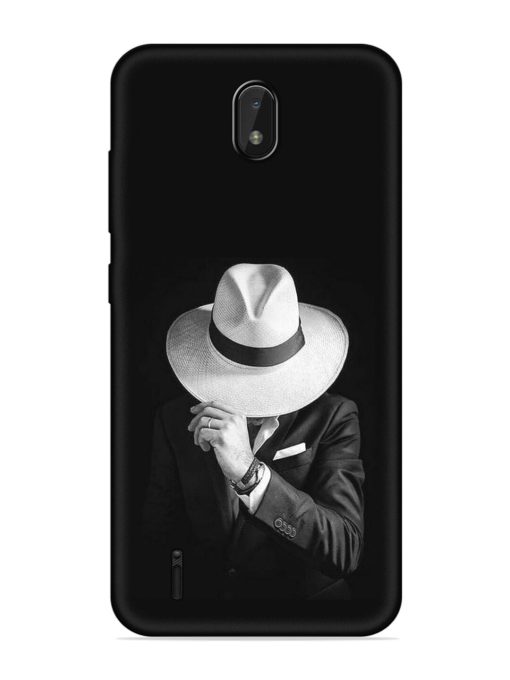 Men Under Hat Embossed Soft Silicone Case for Nokia C01 Plus Zapvi