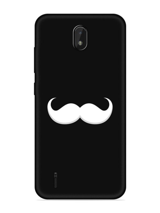 Mustache Vector Embossed Soft Silicone Case for Nokia C01 Plus Zapvi