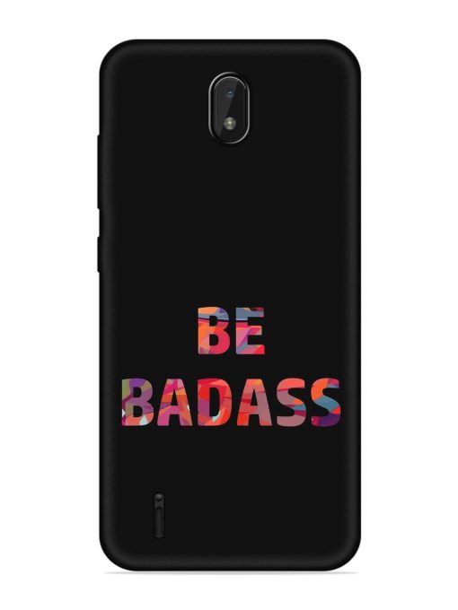 Be Badass Embossed Soft Silicone Case for Nokia C01 Plus Zapvi