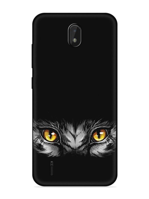 Scary Eye Embossed Soft Silicone Case for Nokia C01 Plus Zapvi