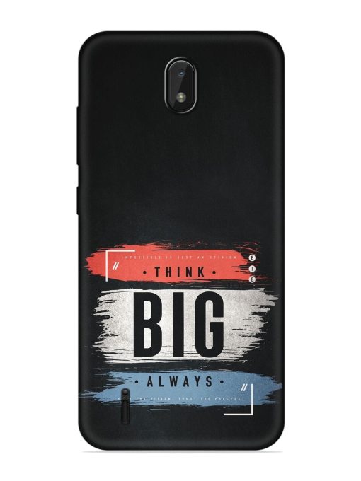 Think Big Always Embossed Soft Silicone Case for Nokia C01 Plus