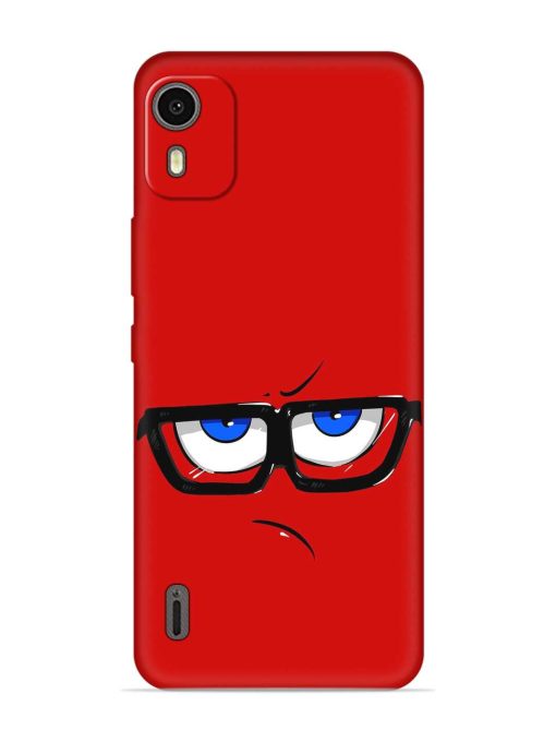 Rad Angry Face Embossed Soft Silicone Case for Nokia C12 Zapvi