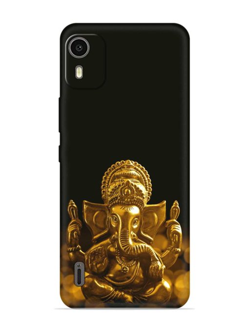 Lord Ganesha Indian Festival Embossed Soft Silicone Case for Nokia C12 Zapvi