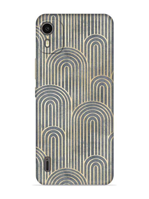 Art Deco Style Embossed Soft Silicone Case for Nokia C12 Zapvi