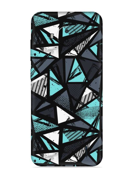 Abstract Seamless Embossed Soft Silicone Case for Nokia C20 Plus Zapvi