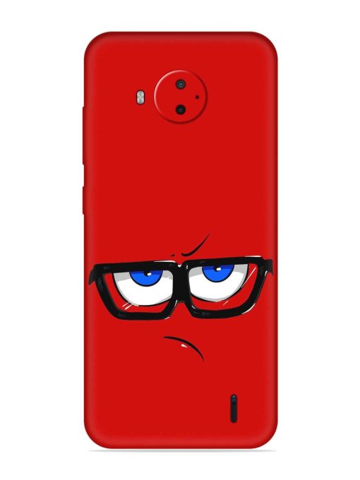 Rad Angry Face Embossed Soft Silicone Case for Nokia C20 Plus Zapvi