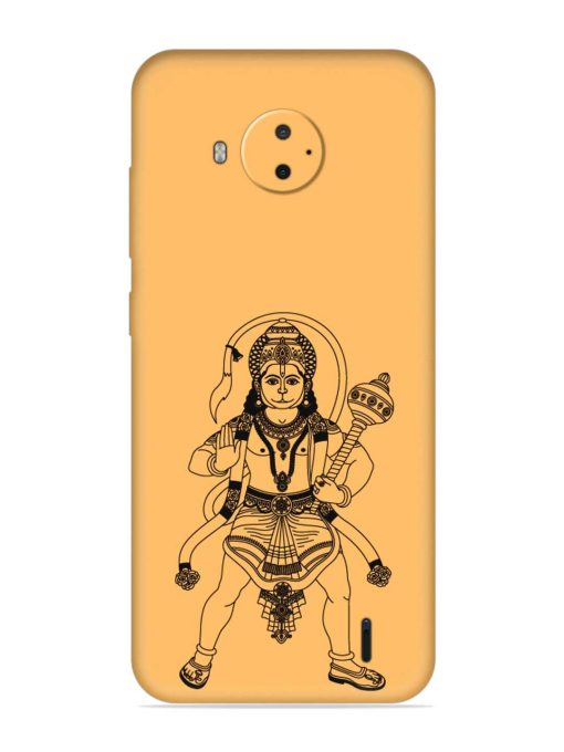 Indian God Hanuman Embossed Soft Silicone Case for Nokia C20 Plus