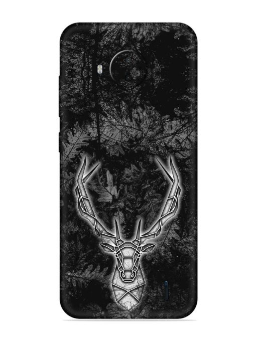 Ancient Deer Embossed Soft Silicone Case for Nokia C20 Plus Zapvi