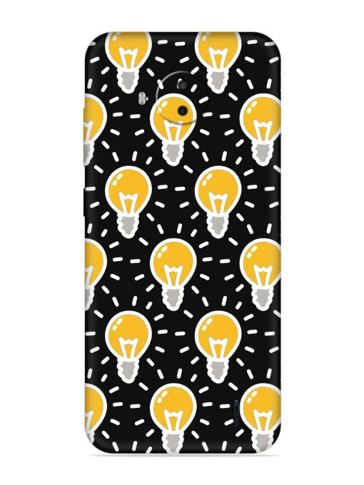 Light Bulb Seamless Embossed Soft Silicone Case for Nokia C20 Plus