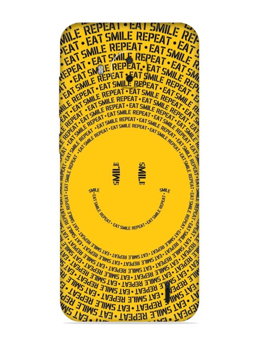 Smiley Embossed Soft Silicone Case for Nokia C20 Plus