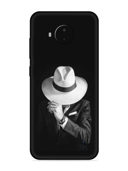 Men Under Hat Embossed Soft Silicone Case for Nokia C20 Plus Zapvi