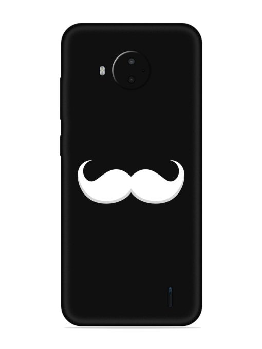 Mustache Vector Embossed Soft Silicone Case for Nokia C20 Plus Zapvi