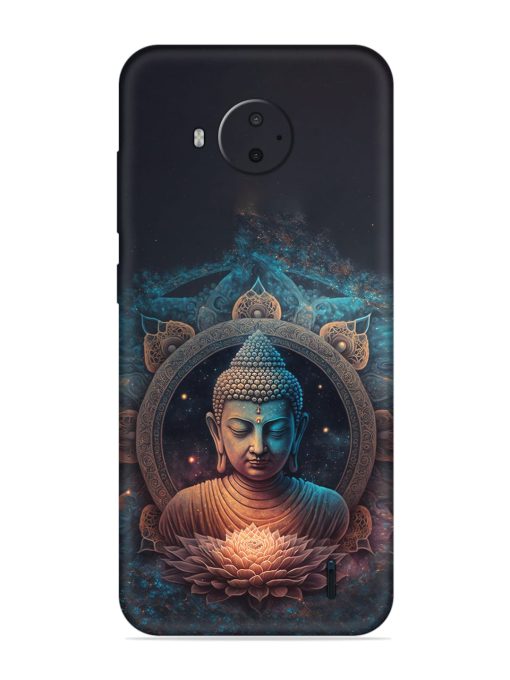 Gautam Buddha Embossed Soft Silicone Case for Nokia C20 Plus