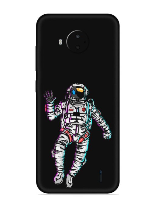 Spaceman Embossed Soft Silicone Case for Nokia C20 Plus Zapvi