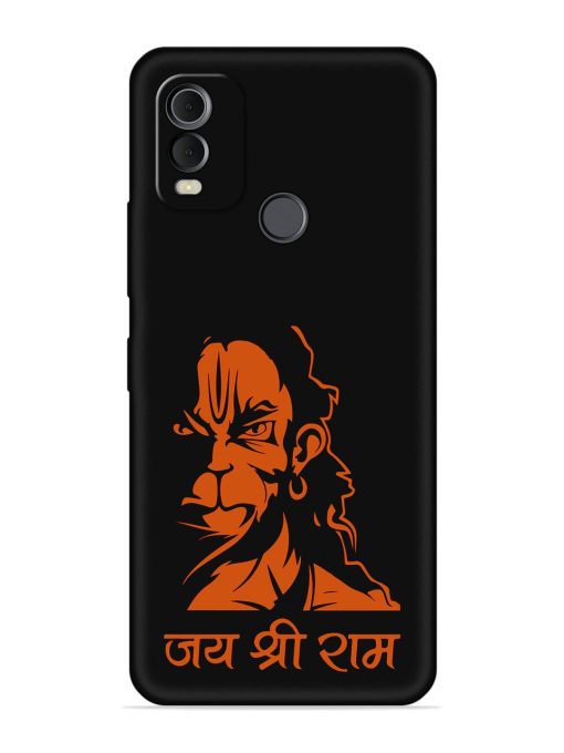 Angry Hanuman Embossed Soft Silicone Case for Nokia C22 Zapvi