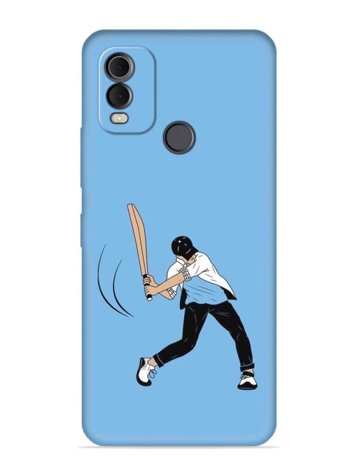 Cricket Gully Boy Embossed Soft Silicone Case for Nokia C22 Zapvi