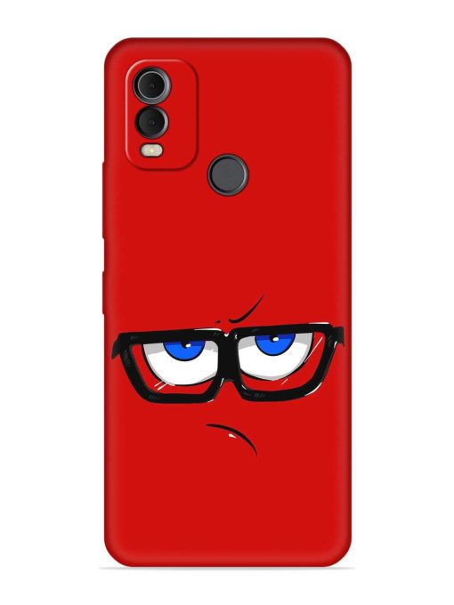 Rad Angry Face Embossed Soft Silicone Case for Nokia C22 Zapvi