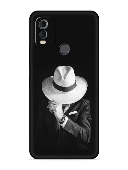 Men Under Hat Embossed Soft Silicone Case for Nokia C22 Zapvi