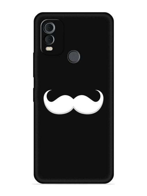 Mustache Vector Embossed Soft Silicone Case for Nokia C22 Zapvi