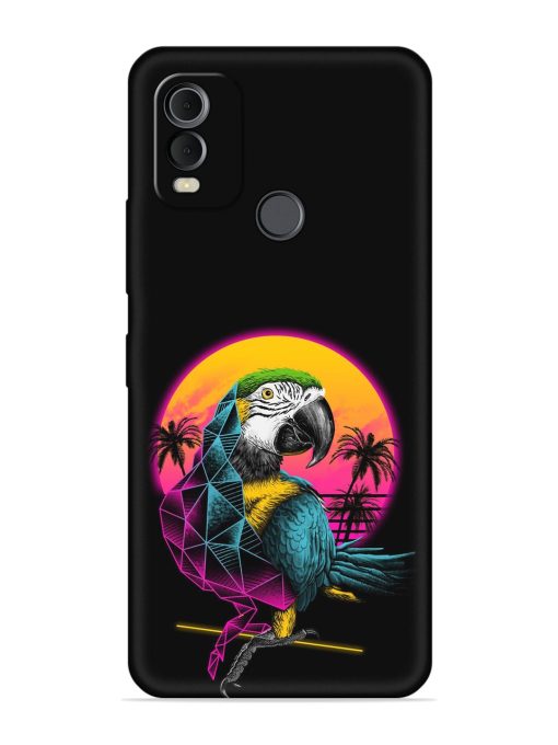 Rad Parrot Embossed Soft Silicone Case for Nokia C22 Zapvi