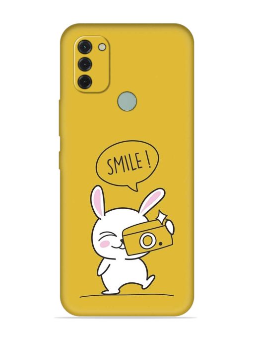 Hey Smile Please Embossed Soft Silicone Case for Nokia C31 Zapvi