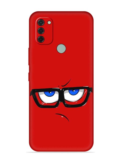 Rad Angry Face Embossed Soft Silicone Case for Nokia C31 Zapvi