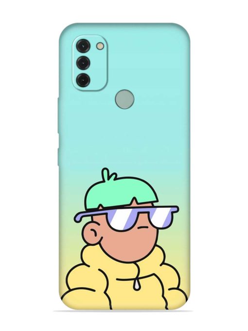 Doodles Cool Character Embossed Soft Silicone Case for Nokia C31 Zapvi