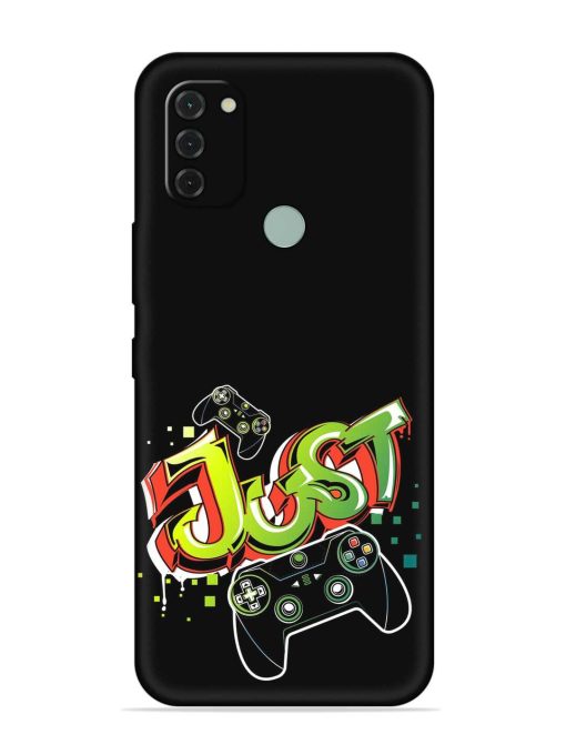 Graffiti Gamepad Illustration Embossed Soft Silicone Case for Nokia C31