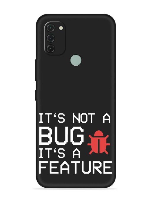 Not Bug Feature Embossed Soft Silicone Case for Nokia C31 Zapvi