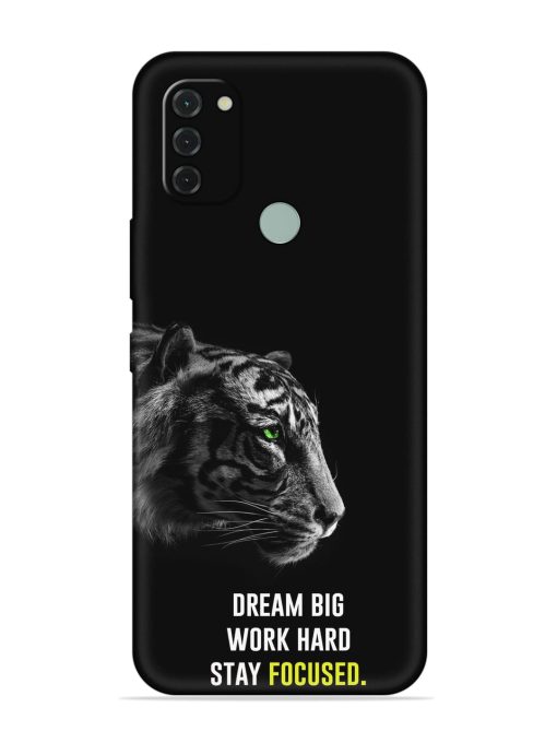 Dream Big Work Hard Embossed Soft Silicone Case for Nokia C31