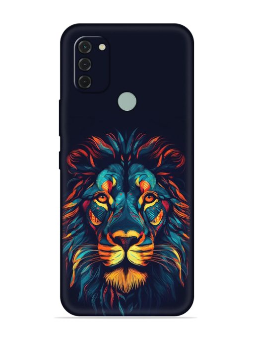 Colorful Lion Embossed Soft Silicone Case for Nokia C31 Zapvi