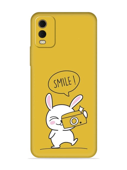 Hey Smile Please Embossed Soft Silicone Case for Nokia C32 Zapvi